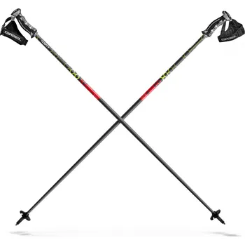 Sjezdová hůlka Hůlky Lusti Performance černá/červená/fluo - 115cm