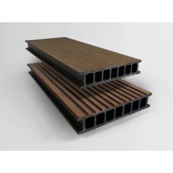 Terasové prkno Terasové prkno Twinson Essential terrace 9555, rozměr 140*28mm - odstín 522 vlašský ořech Objednat v délce -: 6000mm