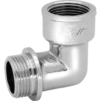 Fitinka Slovarm - Koleno M/F, chrom KE-504 Cr D: G 3/4, Dimenzia: DN20, L±1 (mm): 39