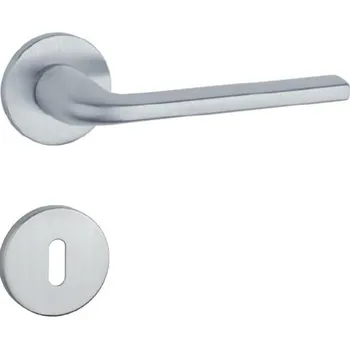 Dveřní kování AT - OLEANDRO - R 7S rozety BB, klika/klika OCS - Chrom broušený