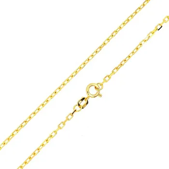 Řetízek Řetízek broušený zlatý 55 cm
