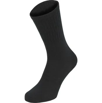 Pánské ponožky Ponožky Army MFH středně dlouhé černé set 3 páry v balení 13091A