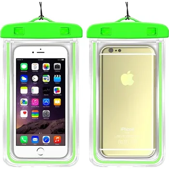 Pouzdro na mobilní telefon Univerzální vodotěsné pouzdro na mobil Typ 1 zelené