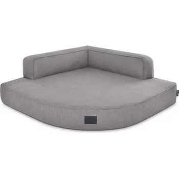 Pelíšek pro psa Mypado Rohový ortopedický pelíšek pro psy Esquina šedý Velikost: M