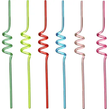 Příbor 5five Simply Smart Nápojová brčka, barevná, 6 kusů