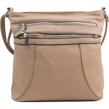 Kabelka NEW BERRY Dámská crossbody kabelka HB-137 latté béžovo-hnědá