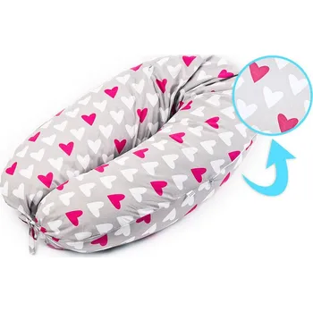 Kojící polštář Kojící polštář Sensillo XL- Srdce růžové
