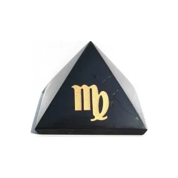 Šungitová pyramida se znamením Panna
