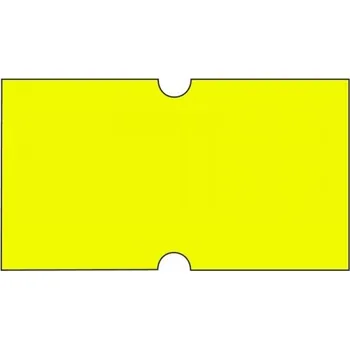 Samolepící etiketa Cenové etikety na kotoučku 22x12 mm COLA-PLY - signální žluté, 42ks