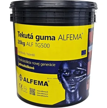 Stavebniny Tekutá guma ALFEMA TG500 bordó 20 kg (hydroizolace Tekutá guma)