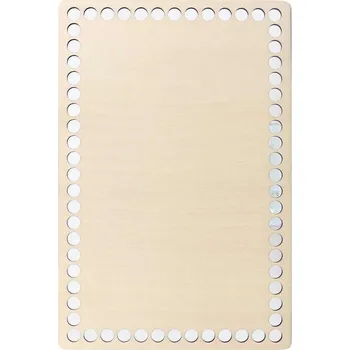 Dno na košík topol, obdélník 24x16cm (Dno na košík topol, obdélník 24x16cm)