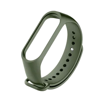 Příslušenství k fitness náramku Xiaomi Mi band 3/4 náhradní náramek armádně zelený