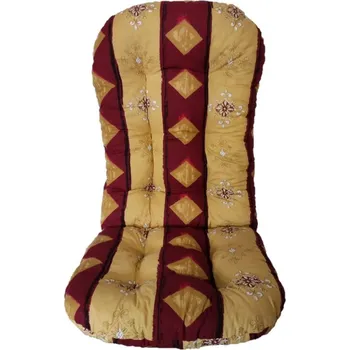 Podsedák Sedák na křeslo 130 x 55 cm, typ Swivel - vínový koso
