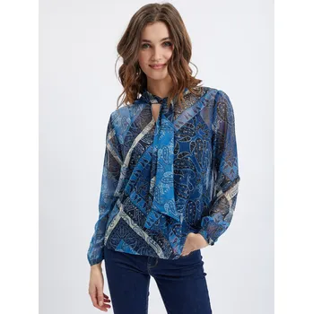 Dámská halenka Dámská halenka Orsay Orsay modrá | šedá 2226194