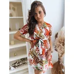 Dámské šaty DSTREET MAINA BÍLOČERVENÁ XS