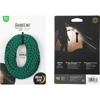 Lano Nite Ize® Reflexní Cord ShineLine Nite Ize®, Barva: Reflexní - Moss
