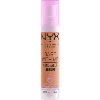 Přípravek na tvář NYX Professional Makeup Bare With Me Concealer Serum hydratační korektor 2 v 1 odstín 8.5 Caramel 9,6 ml