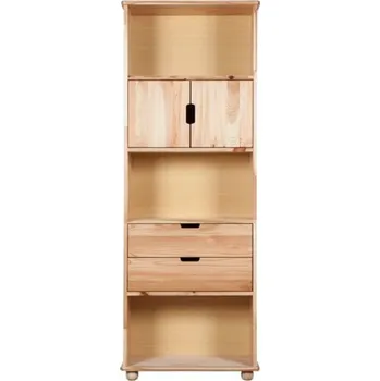 regál Jandrew Dřevěný regál z masivního dřeva borovice Regál 21 jandr Šířka: 70 cm, barevné odstíny: bez povrchové úpravy