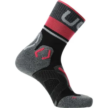 Cyklistické kalhoty Dámské ponožky Uyn Woman Trekking One Merino Socks Black/Pink B093