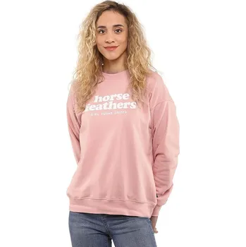 Dámská móda mikina Horsefeathers Noe - Dusty Pink L