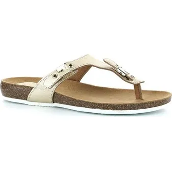 Dámské žabky Scholl BIMINOIS zlaté dámské zdravotní žabky