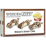 Wooden City Widgets Sport Cars 42 dílků