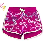 DÍVČÍ ŠORTKY růžové Kugo SD0388 (Dívčí letní šortky Kugo)