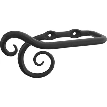 Aqualine VOLUTA držák toaletního papíru bez krytu, černá