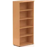 NABYTEK-DESIGNOVY.CZ - S580 11 - Kancelářský regál Komfort, 80x38,5x183,5 cm, bez dveří , buk