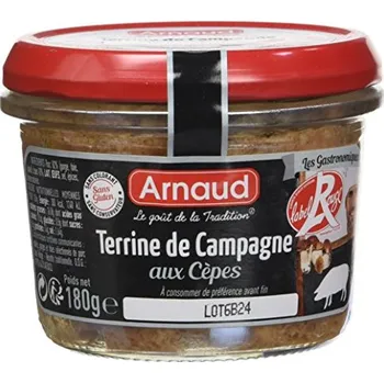 Label Rouge Terrine Campagne aux Cépes 180 gr.(Sedlácká terina s hříbky)