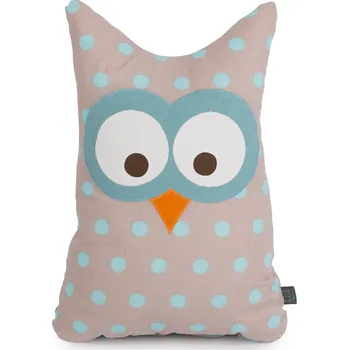 Polštář POLŠTÁŘ SOVIČKA s puntíky