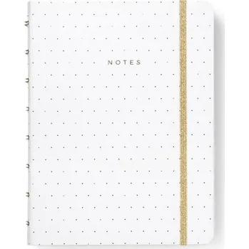 Blok Filofax Notebook Moonlight bílá - A5/56l