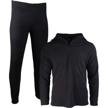 Spodní prádlo THERMOFLEECE se zipem ČERNÉ XL - Skladem