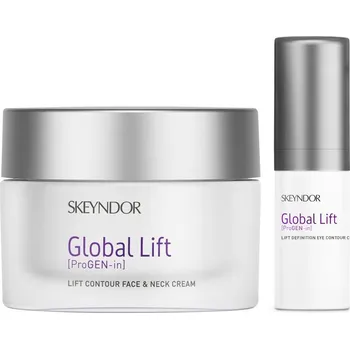 Pleťový krém Skeyndor Global Lift liftingový krém pro suchou pleť 50ml + liftingový krém na oční okolí 15ml Dárková sada