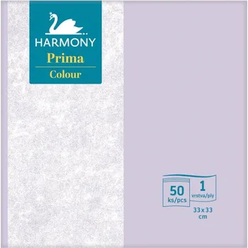 Papírový ubrousek Ubrousek Harmony lavender 33 x33 cm 50 ks