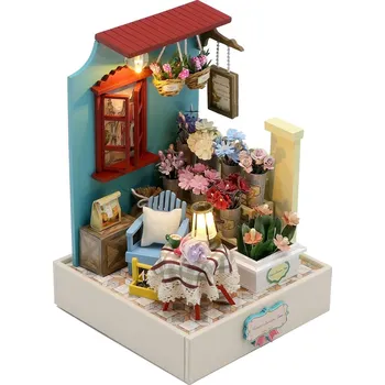 ostatní stavebnice 2Kids Toys Miiniatura domečku Pokoj květinového odpočinku