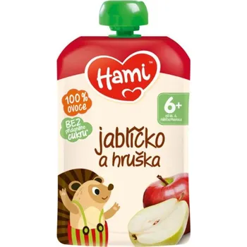 Hami kapsička jablíčko a hruška 100g 6ks