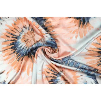 Umělé hedvábí / Silky batikový vzor