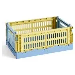 Úložný box Crate Mix Colour Dusty Yellow S