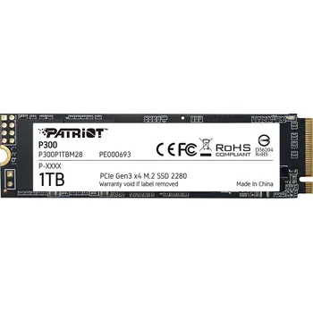 SSD disk PATRIOT P300/1TB/SSD/M.2 NVMe/5R