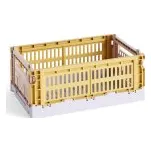 Úložný box Crate Mix Colour Golden Yellow S