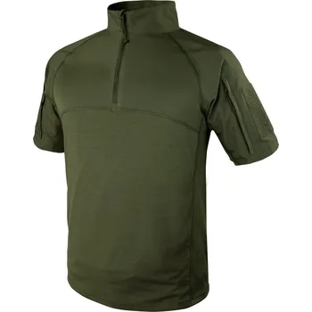 CONDOR OUTDOOR Košile taktická COMBAT krátký rukáv ZELENÁ velikost: XXL
