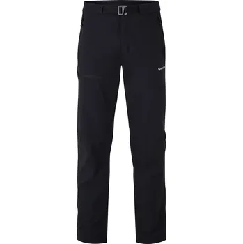 Pánské kalhoty Montane pánské softshellové kalhoty Tenacity Pants - Běžná Délka Barva: black, Velikost: 34