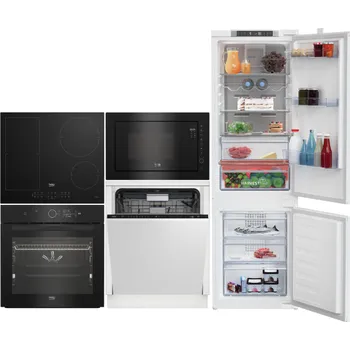 Set domácích spotřebičů SET BEKO BBIM17400BDS + BMCB25433BG + HII64200FMT + BDIN38524Q + BCNA275E4SN
