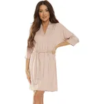 Dámský župan De Lafense 871 béžový M Béžová