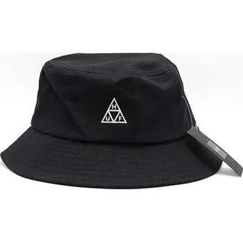 Klobouk Klobouk HUF Set Triple Triangle Bucket Black velikost L/XL (60-64 cm)