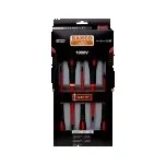 Sada izolovaných šroubováků, 5-dílná, s tenkou čepelí, ERGO™, Bahco, BE-9881SL