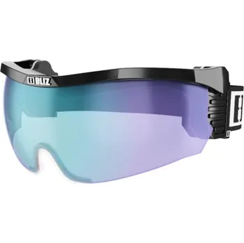 Cyklistické kalhoty štít na běžky BLIZ-PROFLIP MAX Black Light Orange w Blue