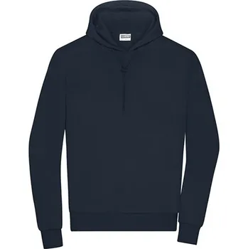 Pánská mikina James&amp;Nicholson Pánská mikina s kapucí 8034 Navy L