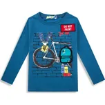 Chlapecké triko Kugo M0233 - petrolejová Barva: Petrolejová, Velikost: 122